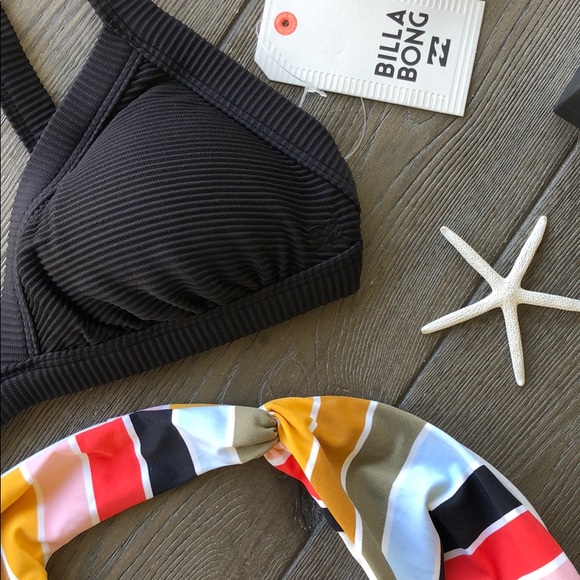 🌴🌼BILLABONG- TAN LINES FIXED BIKINI SET🌼🌴 - Picture 4 of 8